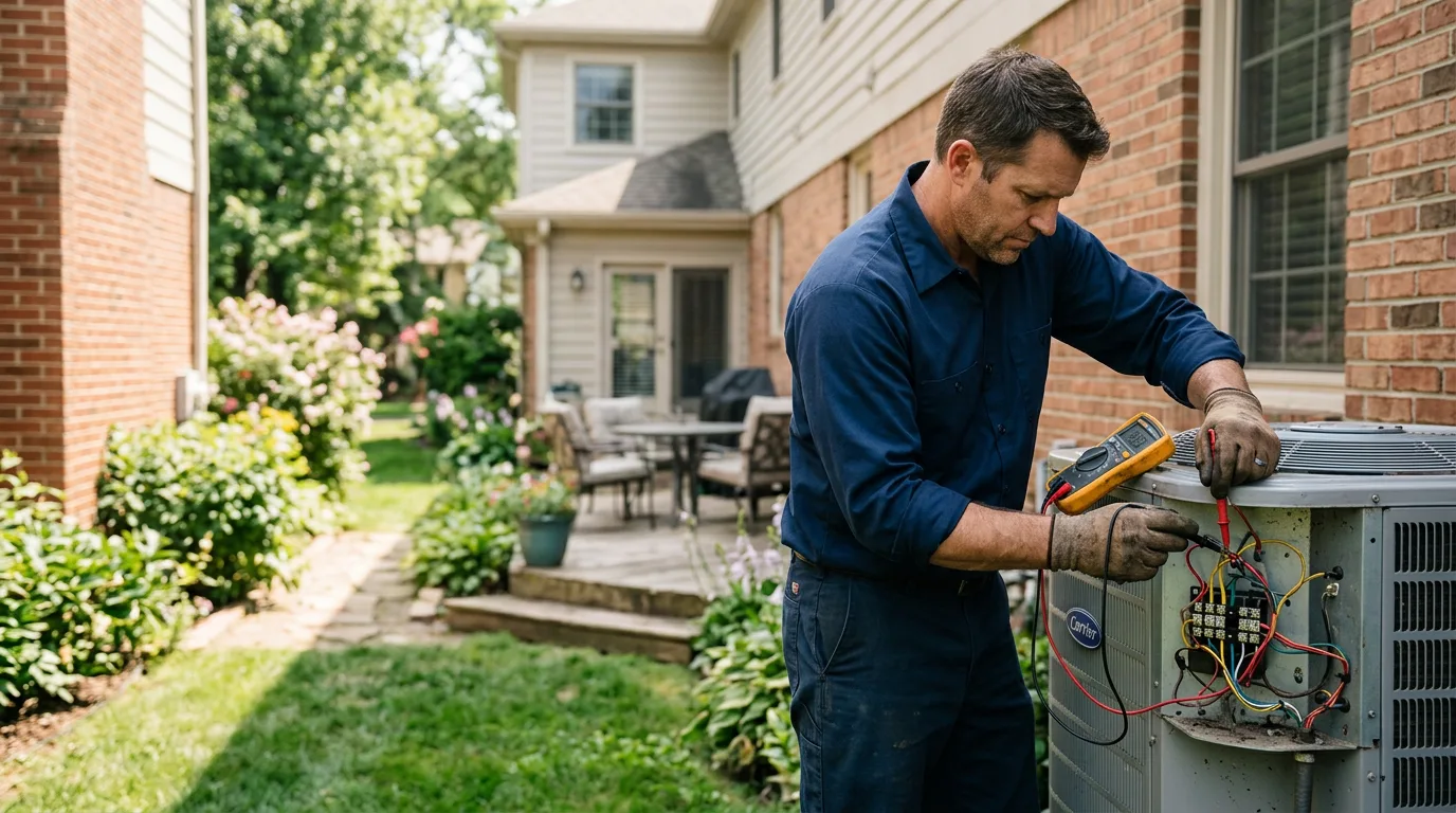 HVAC technician working near Laclede, ID